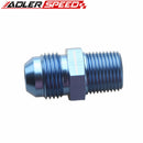 AN8 -8AN 8AN To 3/8'' NPT Straight Adapter Pipe Fuel Oil Air Fitting Blue