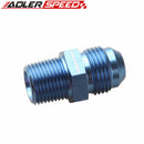 AN8 -8AN 8AN To 3/8'' NPT Straight Adapter Pipe Fuel Oil Air Fitting Blue