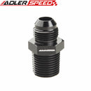 -8AN AN8 8AN To 1/2'' NPT Straight Adapter Fitting Adapter Black