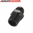 AN3 AN4 AN6 AN8 AN10 AN12 AN16 To NPT Straight Fuel Hose Adapter Pipe Thread Fitting