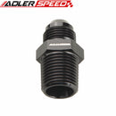 AN3 AN4 AN6 AN8 AN10 AN12 AN16 To NPT Straight Fuel Hose Adapter Pipe Thread Fitting