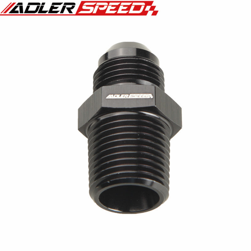 AN3 AN4 AN6 AN8 AN10 AN12 AN16 To NPT Straight Fuel Hose Adapter Pipe Thread Fitting