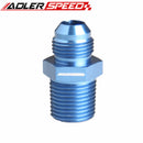 -8AN AN8 8AN To 1/2'' NPT Straight Adapter Fitting Adapter Blue