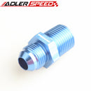 -8AN AN8 8AN To 1/2'' NPT Straight Adapter Fitting Adapter Blue