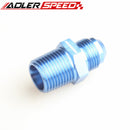 -8AN AN8 8AN To 1/2'' NPT Straight Adapter Fitting Adapter Blue