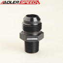 AN10 -10AN 10AN To 3/8'' NPT Straight Adapter Adaptor Fitting Black