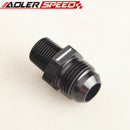 AN10 -10AN 10AN To 3/8'' NPT Straight Adapter Adaptor Fitting Black