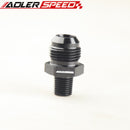 1/4" NPT Male To -10AN AN10 Straight Adapter Fitting Black High Quality