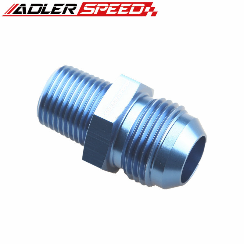 AN3 AN4 AN6 AN8 AN10 AN12 AN16 To NPT Straight Fuel Hose Adapter Pipe Thread Fitting
