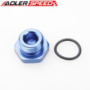 AN3 AN4 AN6 AN8 AN10 AN12 AN16 Flare Plug Fitting With O Ring Seal Aluminum Adapter
