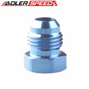 AN3 AN4 AN6 AN8 AN10 AN12 Aluminum AN Male Flare Plug Fitting Adapter