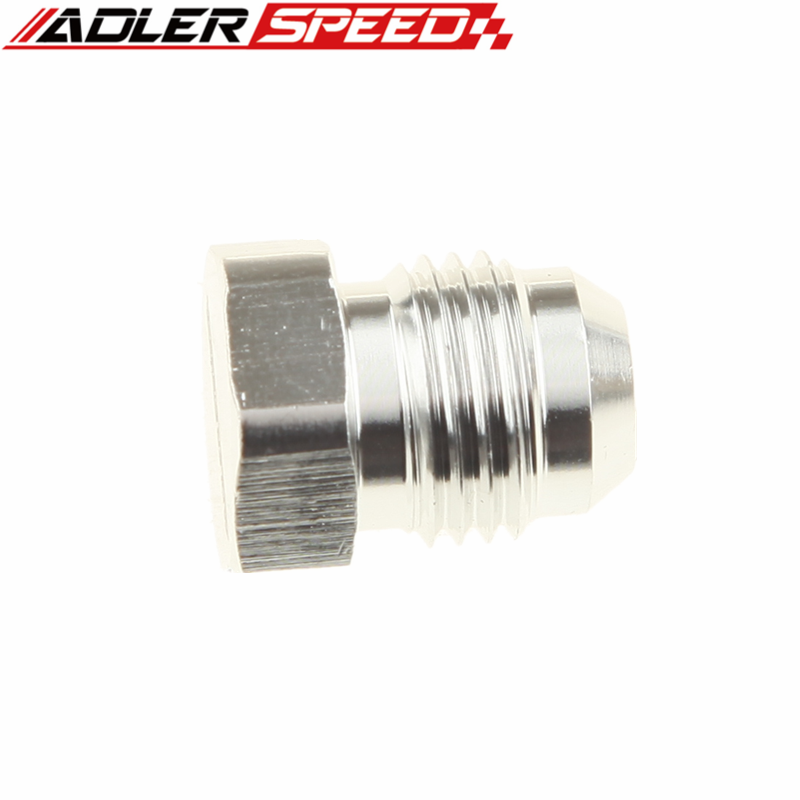 AN3 AN4 AN6 AN8 AN10 AN12 Aluminum AN Male Flare Plug Fitting Adapter