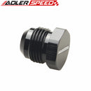 AN3 AN4 AN6 AN8 AN10 AN12 Aluminum AN Male Flare Plug Fitting Adapter