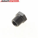 1/8" 1/4'' 3/8" 1/2" 3/4" NPT Plug Fitting Aluminum Hex Head Plug Male Fuel Adapter