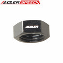 AN3 AN4 AN6 AN8 AN10 AN12 AN16 Aluminum AN Bulkhead Lock Nut Fitting Adapter