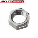AN3 AN4 AN6 AN8 AN10 AN12 AN16 Aluminum AN Bulkhead Lock Nut Fitting Adapter