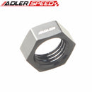 AN3 AN4 AN6 AN8 AN10 AN12 AN16 Aluminum AN Bulkhead Lock Nut Fitting Adapter
