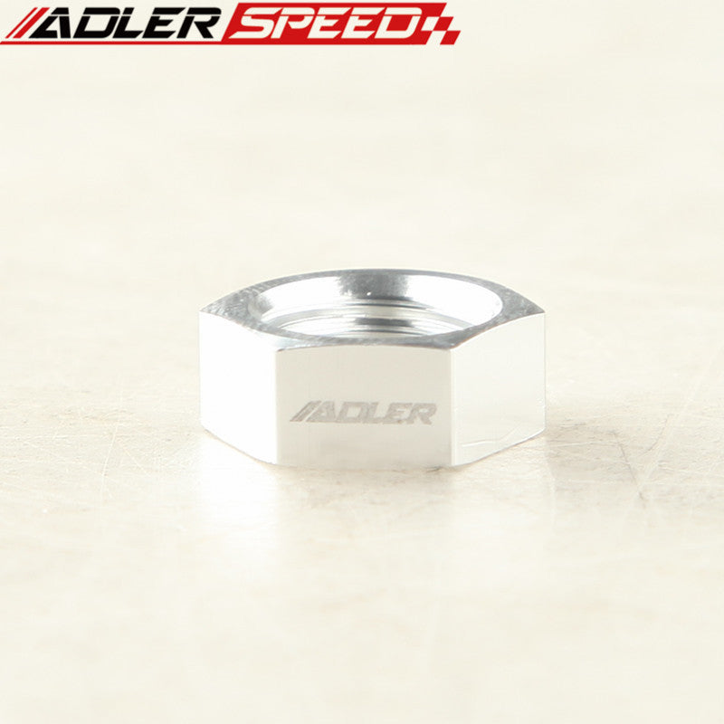 AN3 AN4 AN6 AN8 AN10 AN12 AN16 Aluminum AN Bulkhead Lock Nut Fitting Adapter