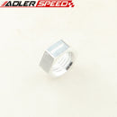 AN3 AN4 AN6 AN8 AN10 AN12 AN16 Aluminum AN Bulkhead Lock Nut Fitting Adapter