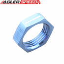 AN3 AN4 AN6 AN8 AN10 AN12 AN16 Aluminum AN Bulkhead Lock Nut Fitting Adapter