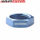 AN3 AN4 AN6 AN8 AN10 AN12 AN16 Aluminum AN Bulkhead Lock Nut Fitting Adapter