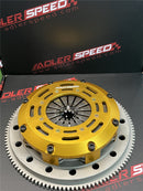 ADLERSPEED CLUTCH TWIN DISK KIT W/ MEDIUM FLYWHEEL FOR BMW 325 328 525 528 M3 Z3 E34 E36