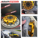 ADLERSPEED RACING CLUTCH TWIN DISC W/ FLYWHEEL FOR BMW 323 325 328 E36 M50 M52