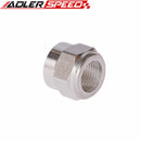 1/8" 1/4" 3/8" 1/2" 3/4"NPT Female Aluminum Weld on Bung Fitting Sensor Adapter Fitting