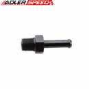 1/8" NPT To 1/4" Aluminum Alloy Hose Straight End Barb Adapter Fitting