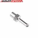 1/8" NPT To 1/4" Aluminum Alloy Hose Straight End Barb Adapter Fitting