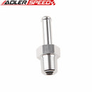 1/8" NPT To 1/4" Aluminum Alloy Hose Straight End Barb Adapter Fitting