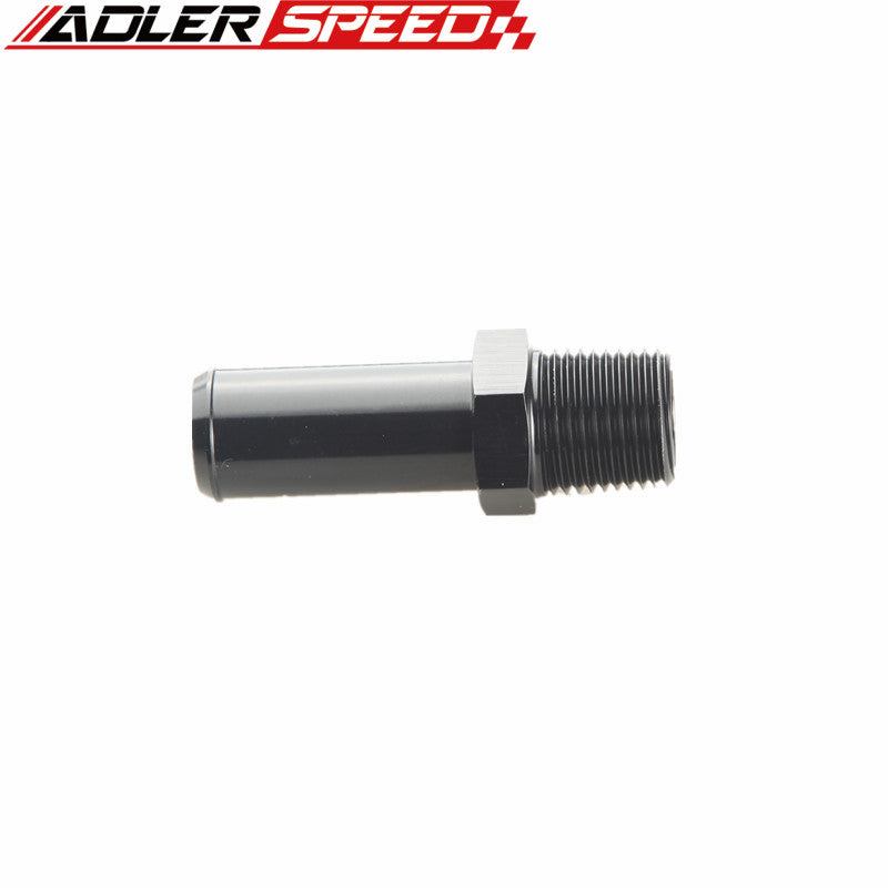 1/2'' NPT To 3/4" Hose Straight End Barb Aluminum Alloy Adapter Fitting