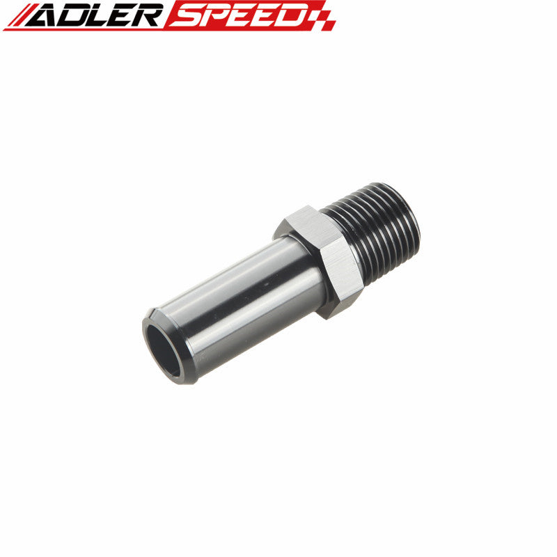 1/2'' NPT To 3/4" Hose Straight End Barb Aluminum Alloy Adapter Fitting