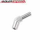 1/8" 1/4" NPT To 1/4" 3/8" Barb 45 Degree Male to Barb Aluminum Adapter Fitting