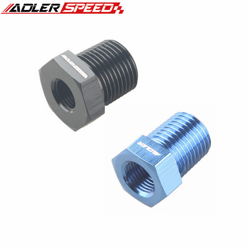 1/4'' to 1/8'' NPT 3/8" to1/8" NPT 3/8" to 1/4" NPT 1/2" to1/8" NPT  Various Series Male To Female Aluminum Alloy Adapter Fitting