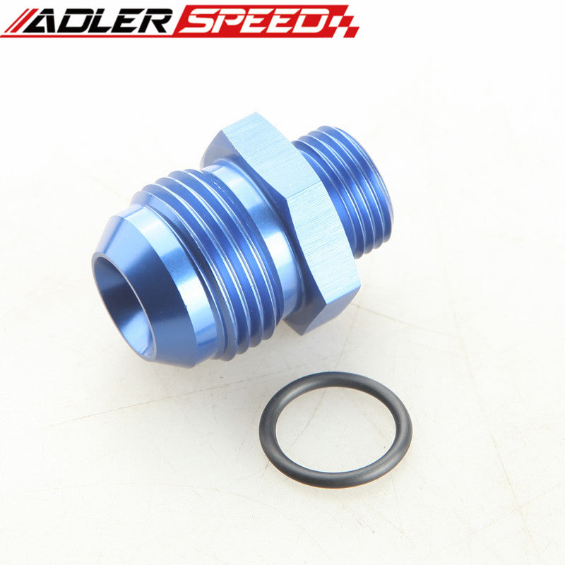 AN12 to AN8 Male Flare To Straight Cut O-Ring Aluminum Alloy Adapter Fitting