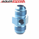 AN4/AN6/AN8/AN10 to AN Male Fuel Pressure Gauge Fitting With 1/8" NPT Port Adapter