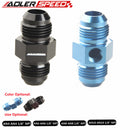 AN4/AN6/AN8/AN10 to AN Male Fuel Pressure Gauge Fitting With 1/8" NPT Port Adapter