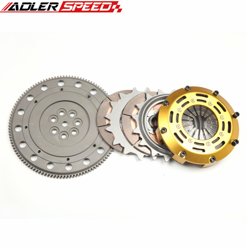 ADLERSPEED Racing Clutch Twin Disc For 2008-14 Mitsubishi Evo X 4B11T Medium WT