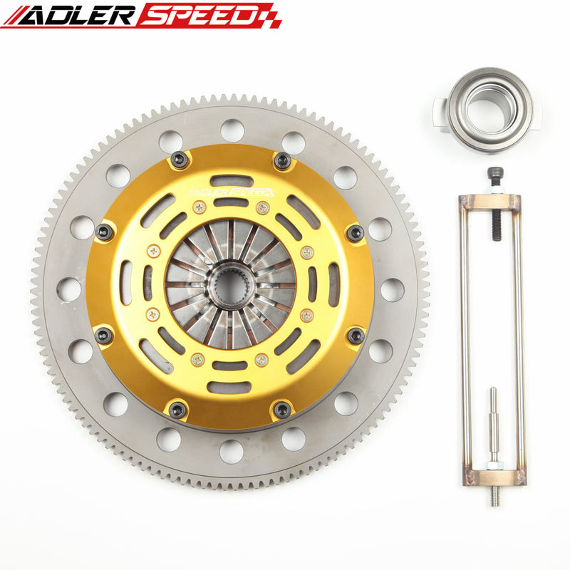 ADLERSPEED Racing Clutch Twin Disc For 2008-14 Mitsubishi Evo X 4B11T Medium WT