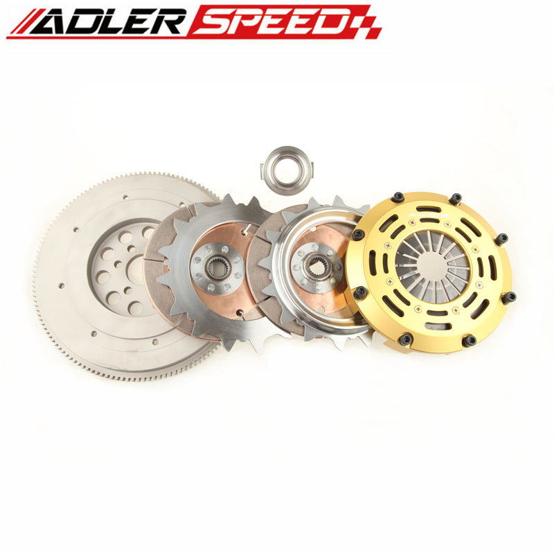 ADLERSPEED Racing Clutch Twin Disc Kit For 97-05 AUDI A4 1.8T B5 B6 Standard WT