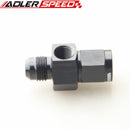 AN4 AN6 AN8 AN10 Male to Female Fitting With 1/8"NPT Pressure Gauge Port Adapter