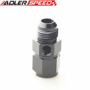 AN4 AN6 AN8 AN10 Male to Female Fitting With 1/8"NPT Pressure Gauge Port Adapter