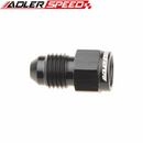 AN3 AN4 AN6 AN8 AN10 AN12 AN16 Female to Male Flare Expander Aluminium Fitting Adapter Black