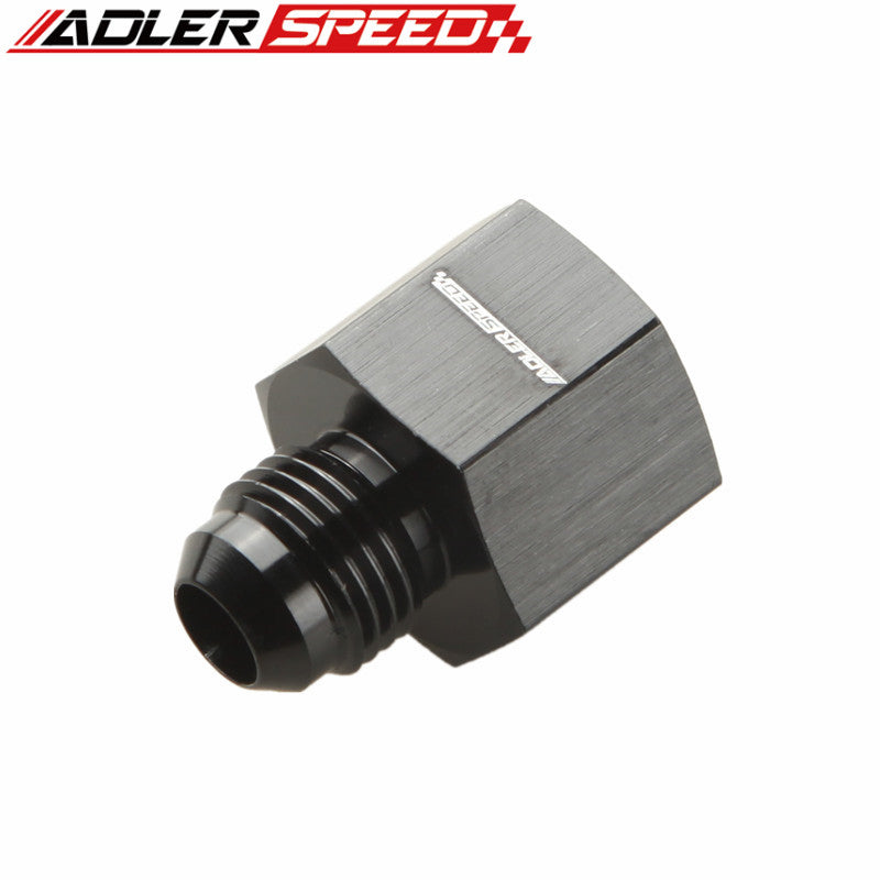 AN4 AN6 AN8 AN10 AN12 AN16 Female to Male Flare Reducer Aluminium Fitting Adapter Black