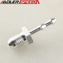 4AN 6AN 8AN 10AN 12AN To 4mm 6mm 8mm 10mm 3/4" 1'' Barb Straight Fuel Line Fitting Silver