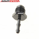 4AN 6AN 8AN 10AN 12AN To 4mm 6mm 8mm 10mm 3/4" 1'' Barb Straight Fuel Line Fitting Black