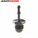 4AN 6AN 8AN 10AN 12AN To 4mm 6mm 8mm 10mm 3/4" 1'' Barb Straight Fuel Line Fitting Black