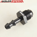 4AN 6AN 8AN 10AN 12AN To 4mm 6mm 8mm 10mm 3/4" 1'' Barb Straight Fuel Line Fitting Black