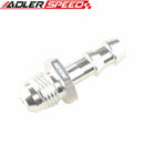 4AN 6AN 8AN 10AN 12AN To 4mm 6mm 8mm 10mm 3/4" 1'' Barb Straight Fuel Line Fitting Silver